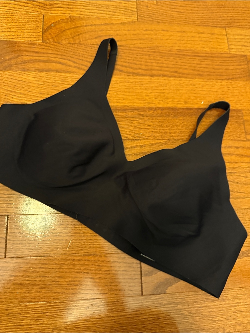 knix XL Seamless Black Wireless Bra